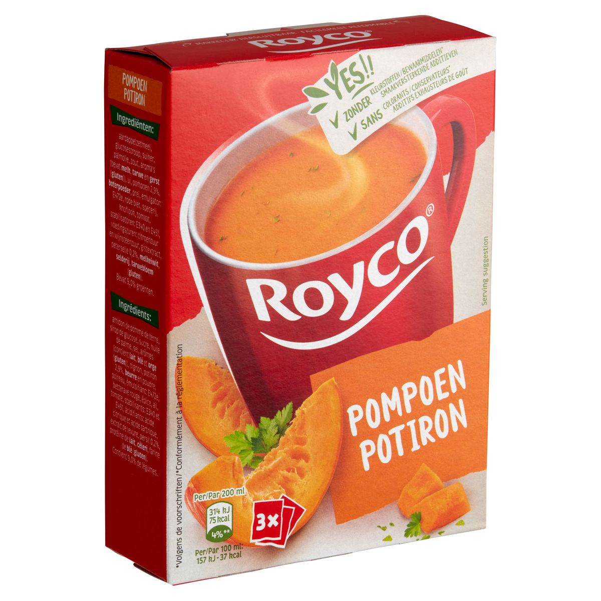 Royco Pompoen 3 x 16.6 g