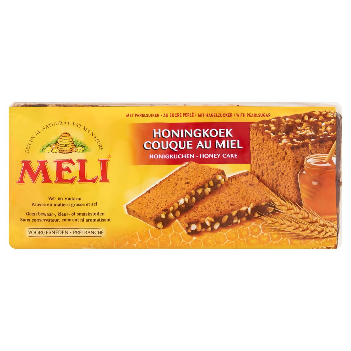 Meli Royal Honingkoek met Parelsuiker 500 g