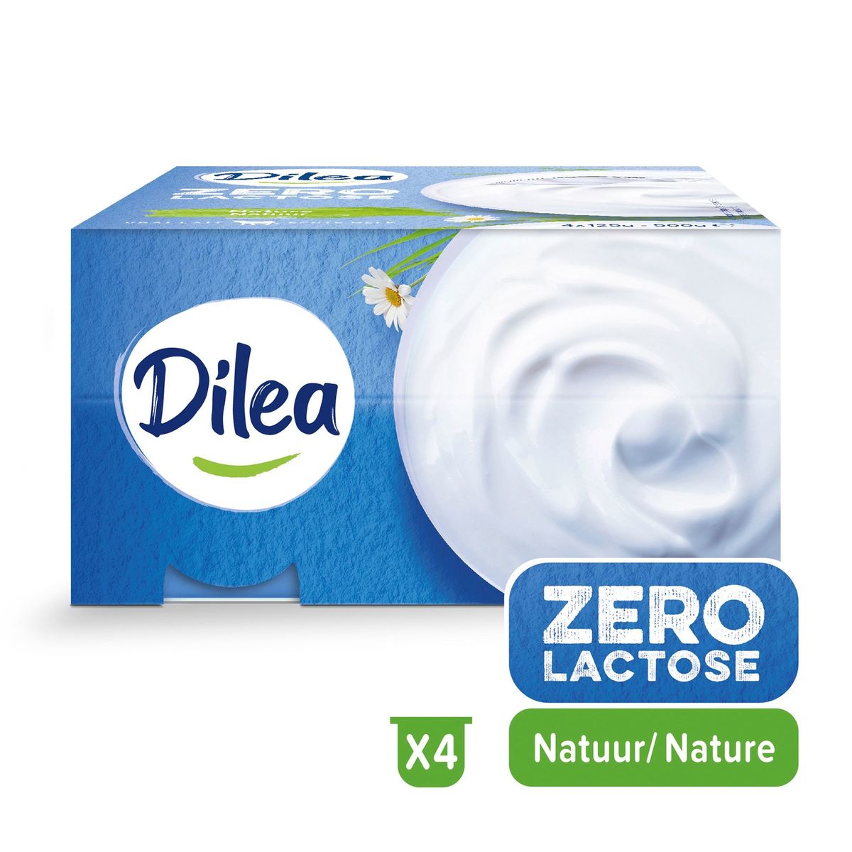 Dilea Zero Lactose Nature 4 x 125 g