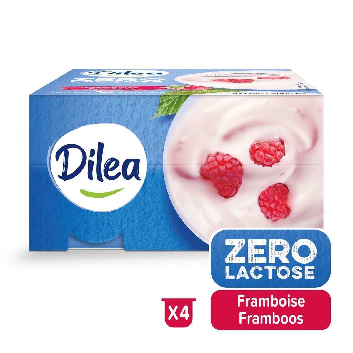 Dilea Zero Lactose Framboise 4 X 125 G Carrefour Site