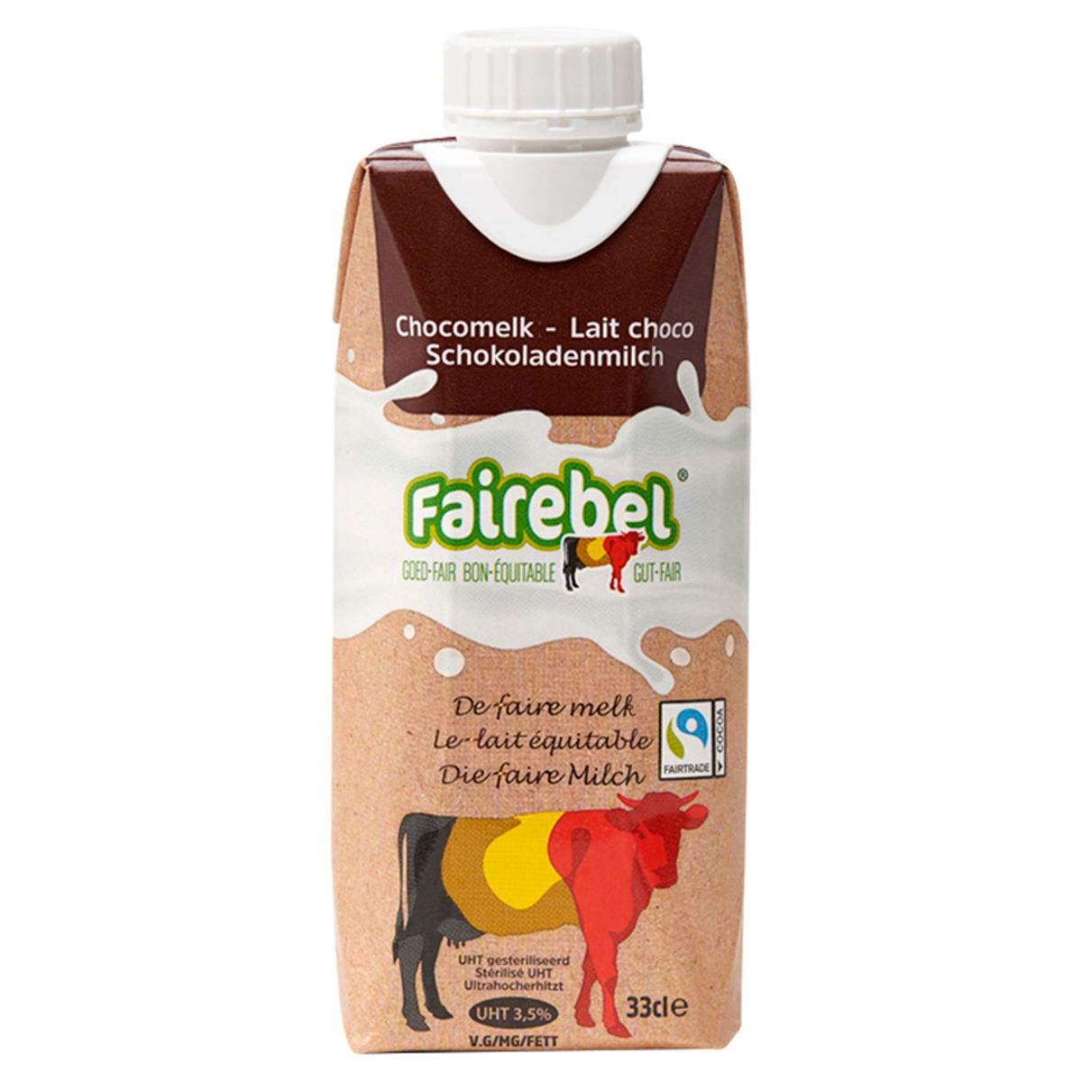 Fairebel Lait Entier Goût Chocolat 33 cl