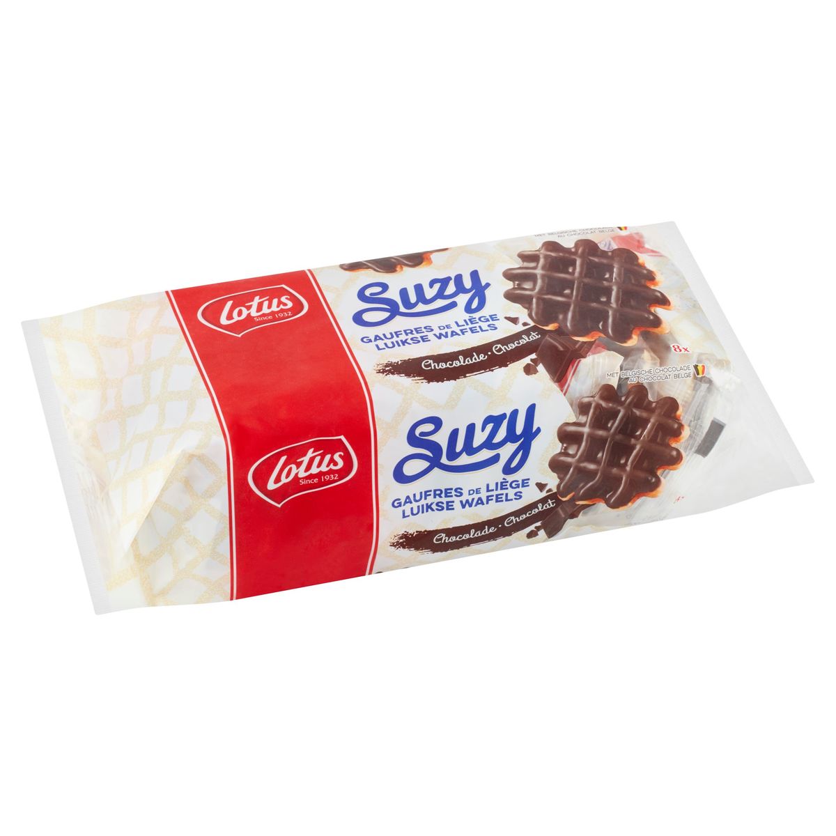 Lotus Suzy Luikse Wafels Chocolade 8 x 57.5 g