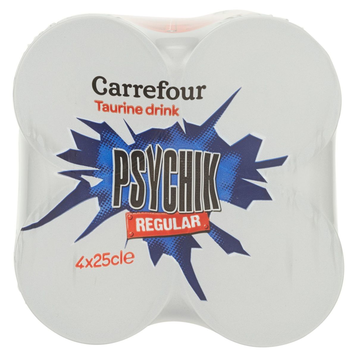 Carrefour Taurine Drink Psychik Regular 4 x 25 cl