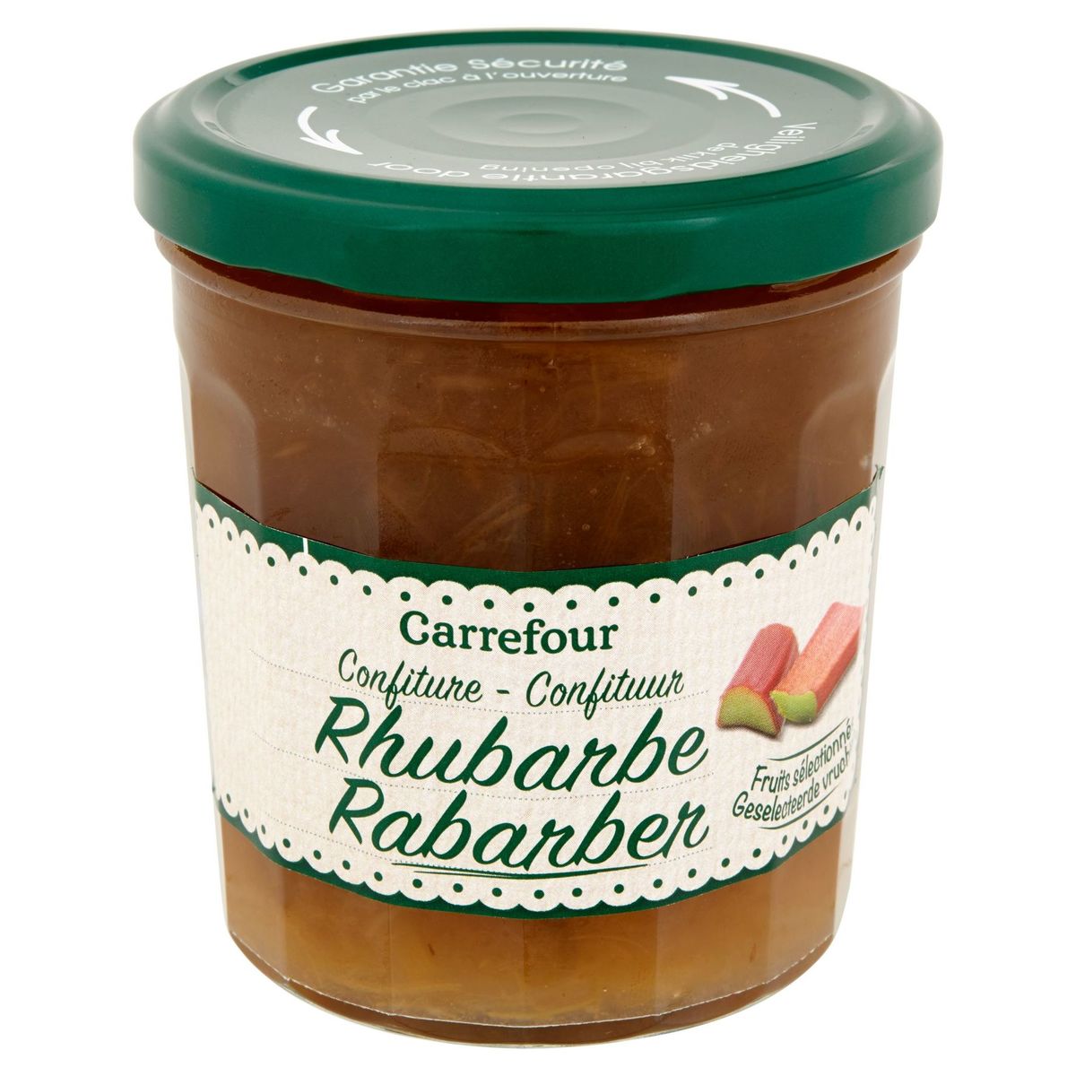 Carrefour Confiture Rhubarbe 370 g