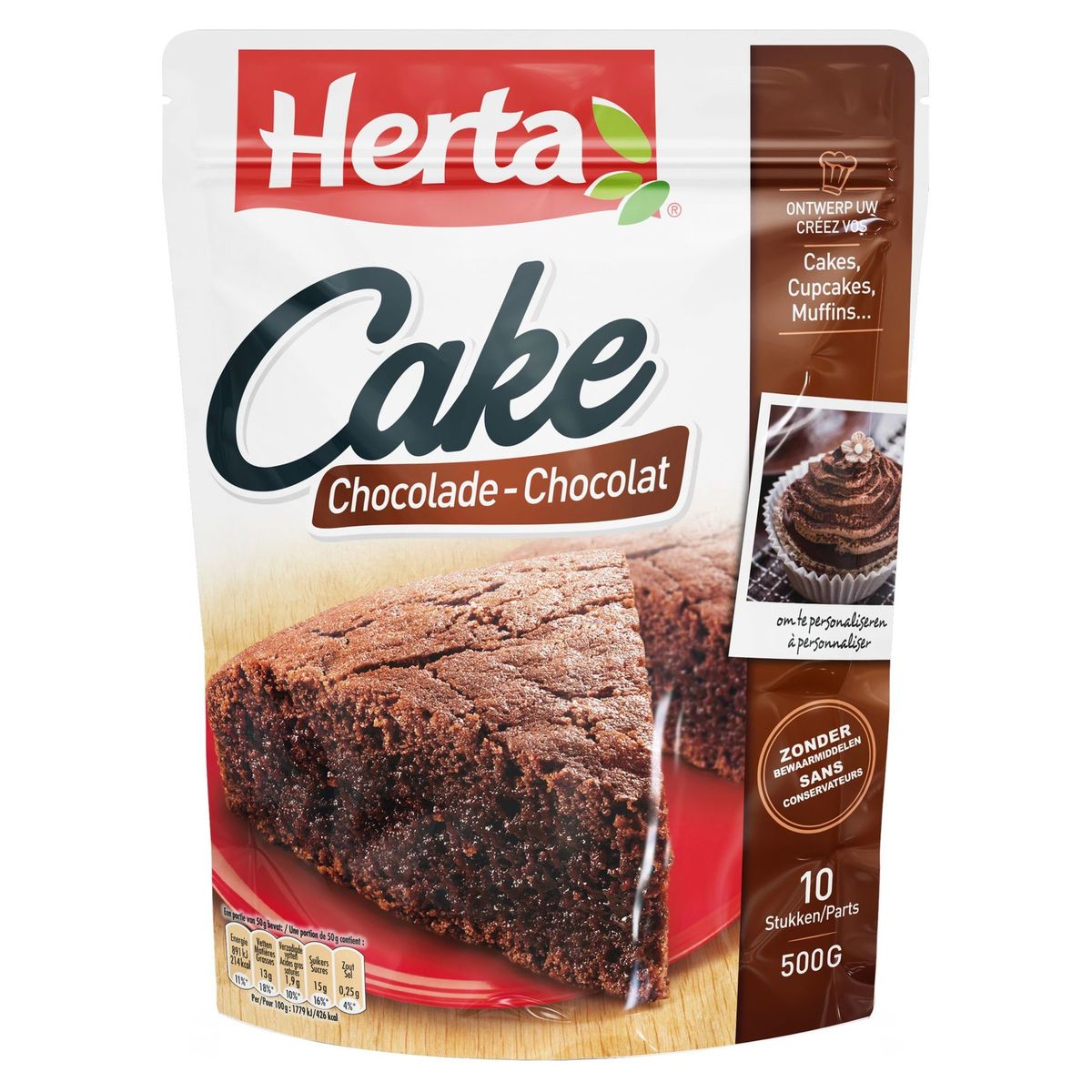 Herta Pate A Gateau Cake Chocolat 500 G Carrefour Site