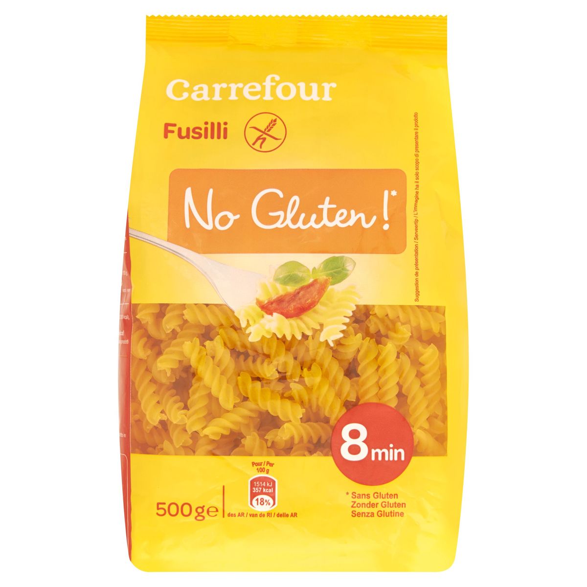 Carrefour Fusilli No Gluten! 500 g