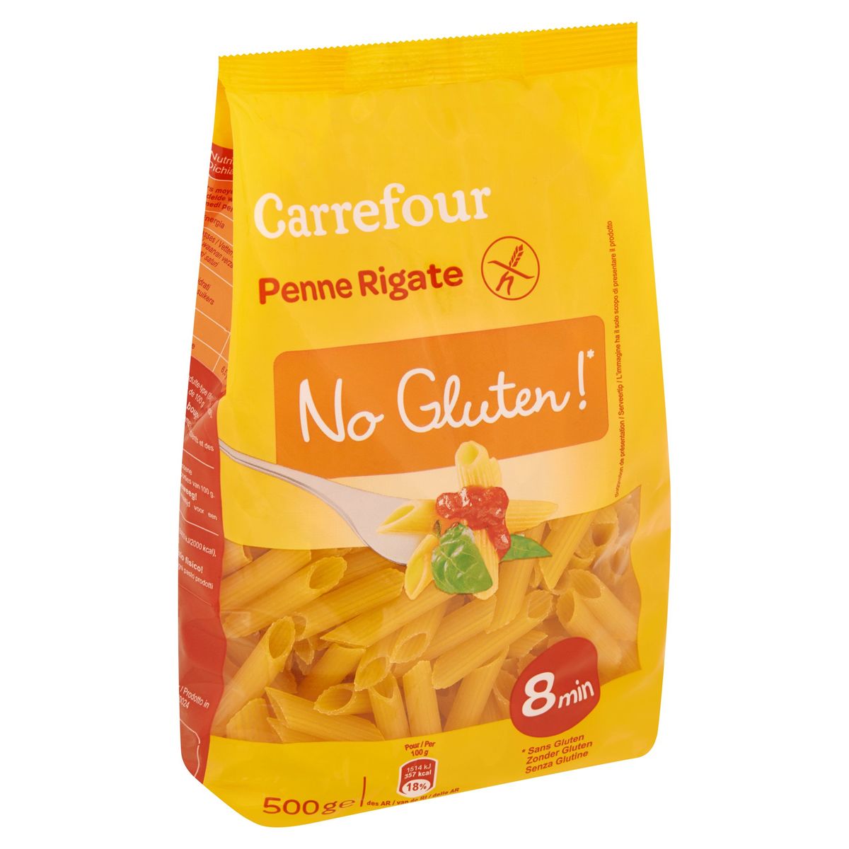 Carrefour Penne Rigate No Gluten! 500 g