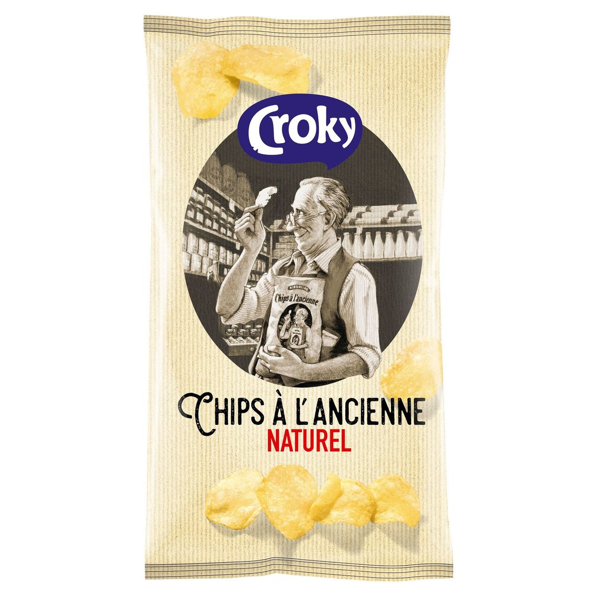 Croky Chips à l'Ancienne Naturel 200 g
