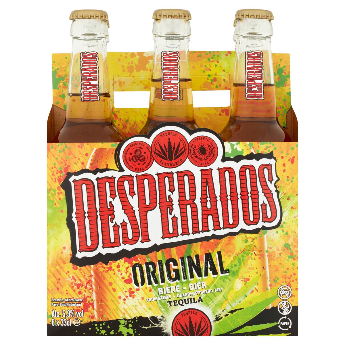 Pack de Desperados (6 x 33 cl)  La Belle Vie : Courses en Ligne