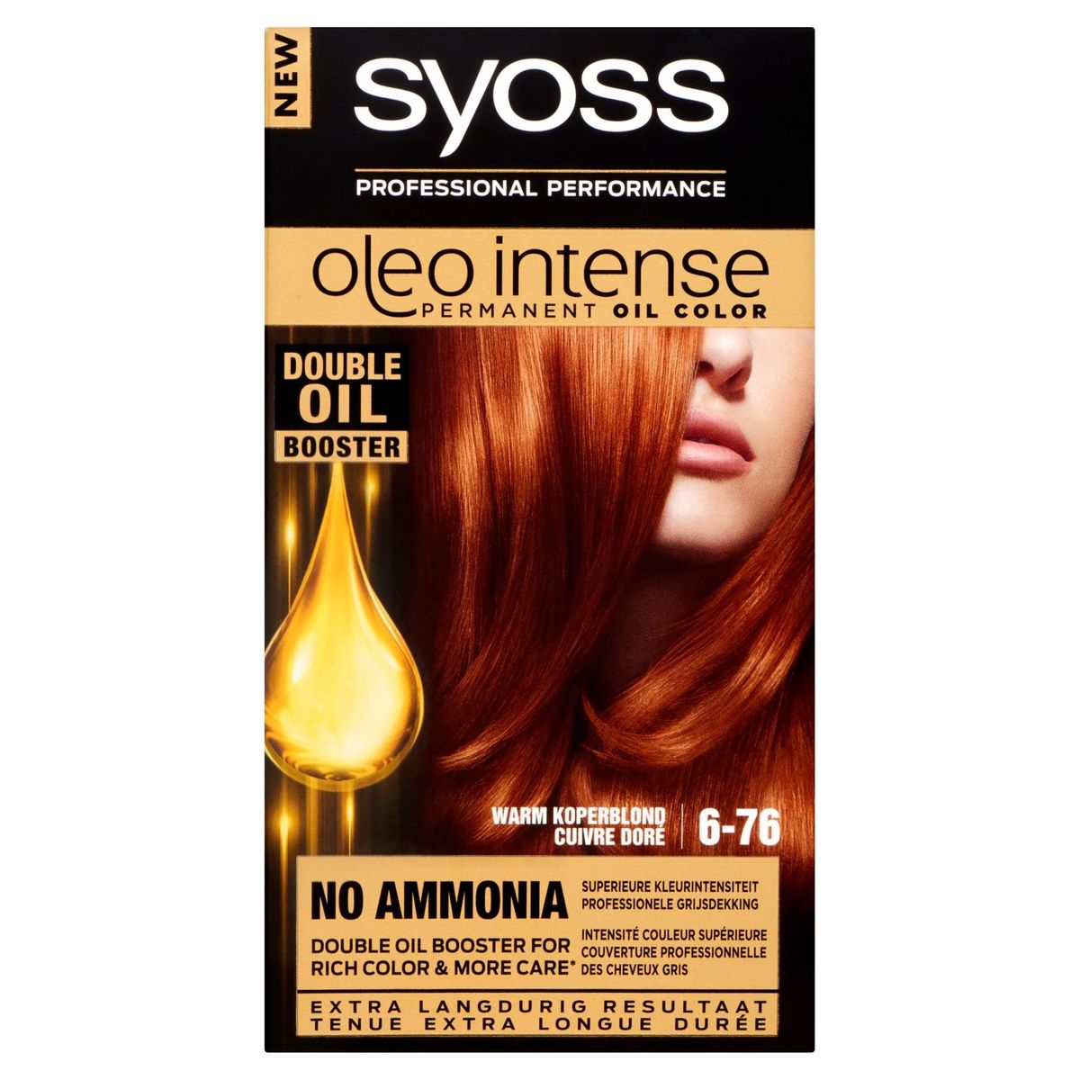 Syoss Oleo Intense Permanent Oil Color 6-76 Cuivre Doré