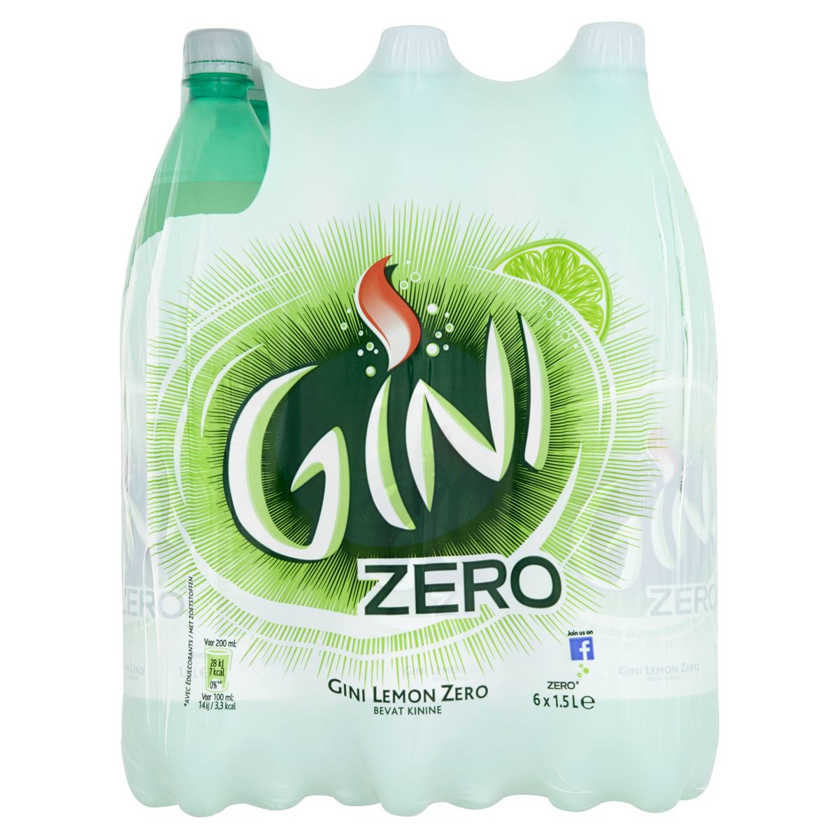 Gini Lemon Zero 6 x 1.5 L