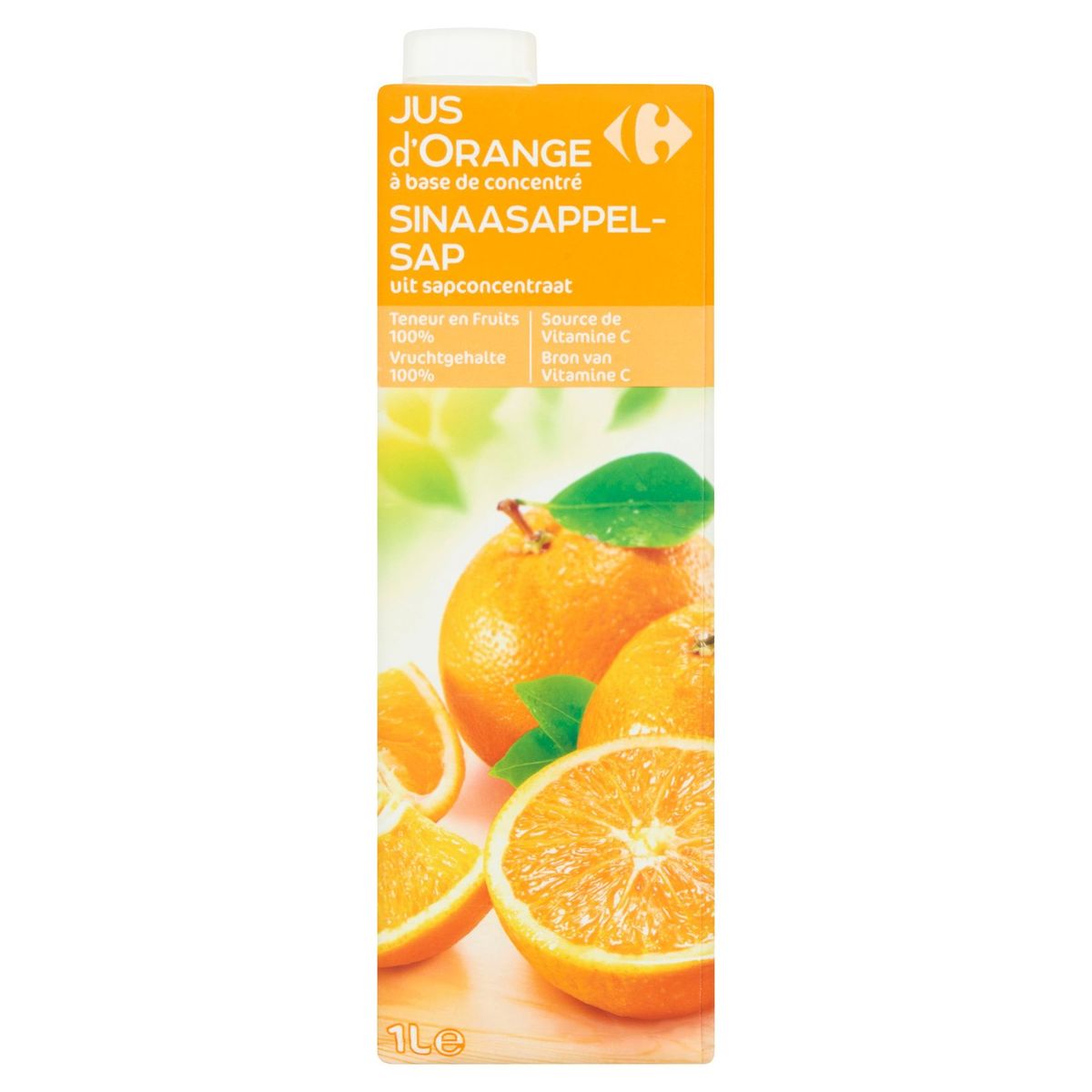 Carrefour Sinaasappelsap uit Sapconcentraat 1 L