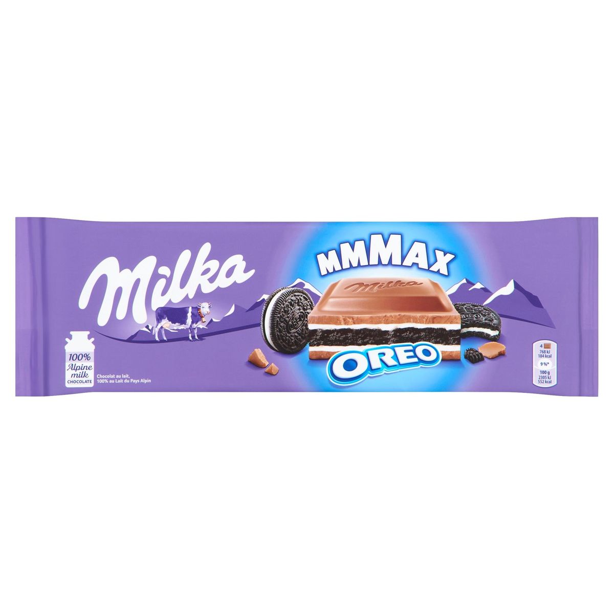 Milka Mmmax Tablette De Chocolat Au Lait Oreo Biscuits 300 g
