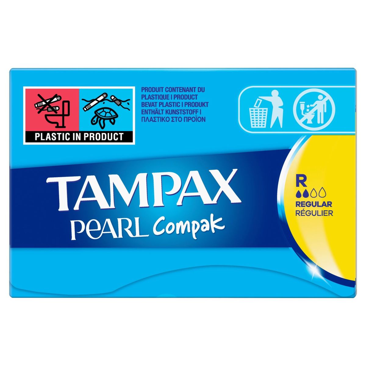 Tampax Compak Pearl Regular Tampons Avec Applicateur x18