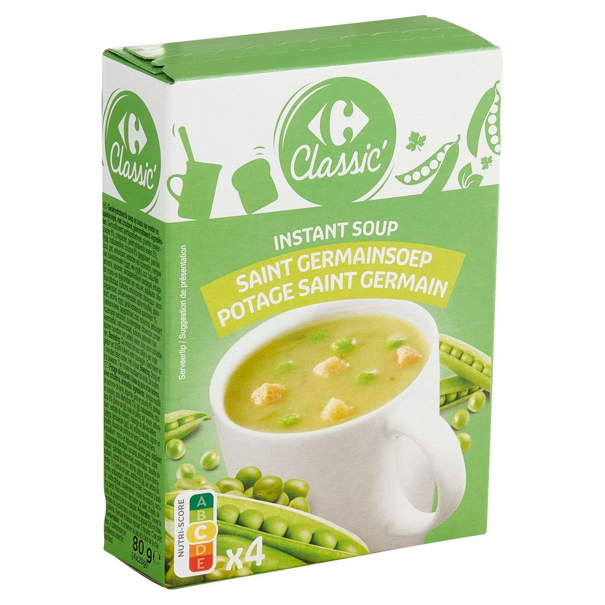 Carrefour Classic' Instant Soup Saint Germainsoep 4 x 20 g