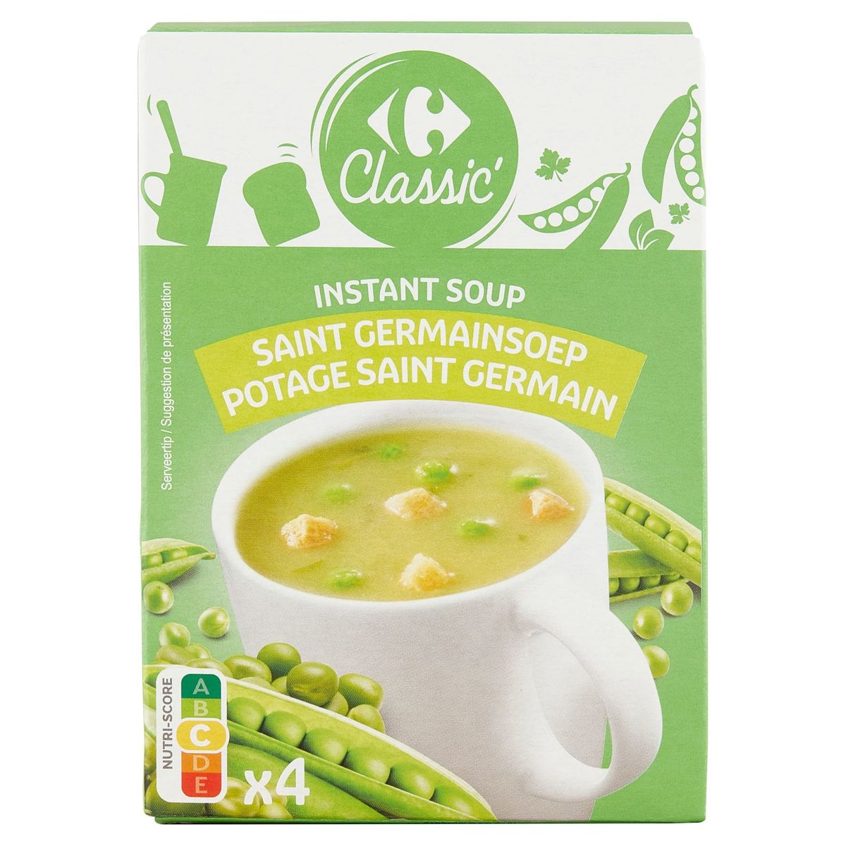 Carrefour Classic' Instant Soup Saint Germainsoep 4 x 20 g