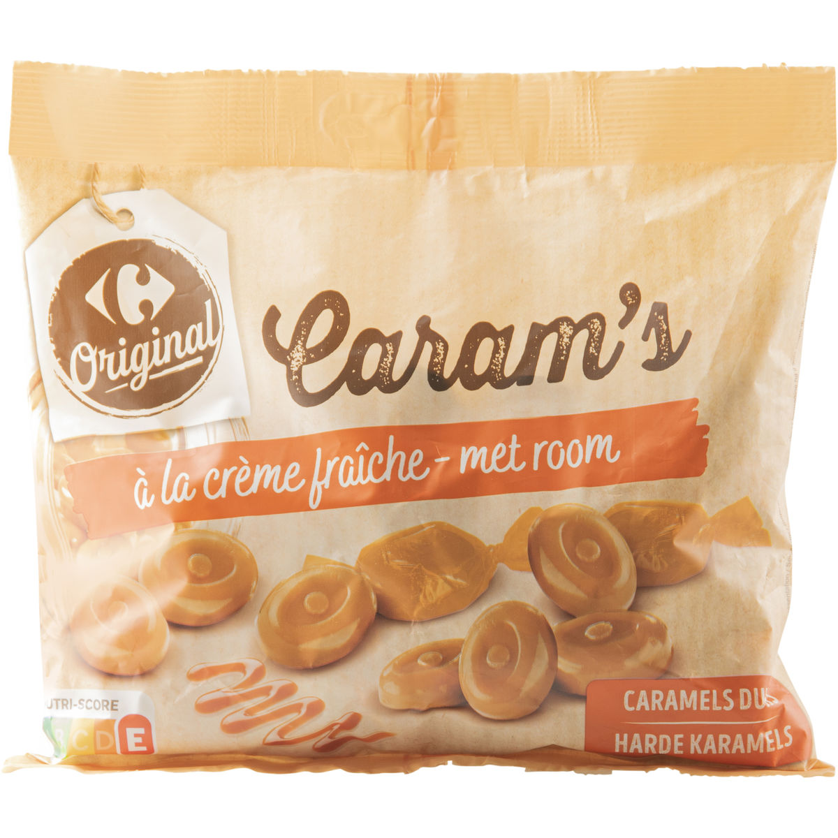 Carrefour Caram's Harde Karamellen met Verse Room 200 g