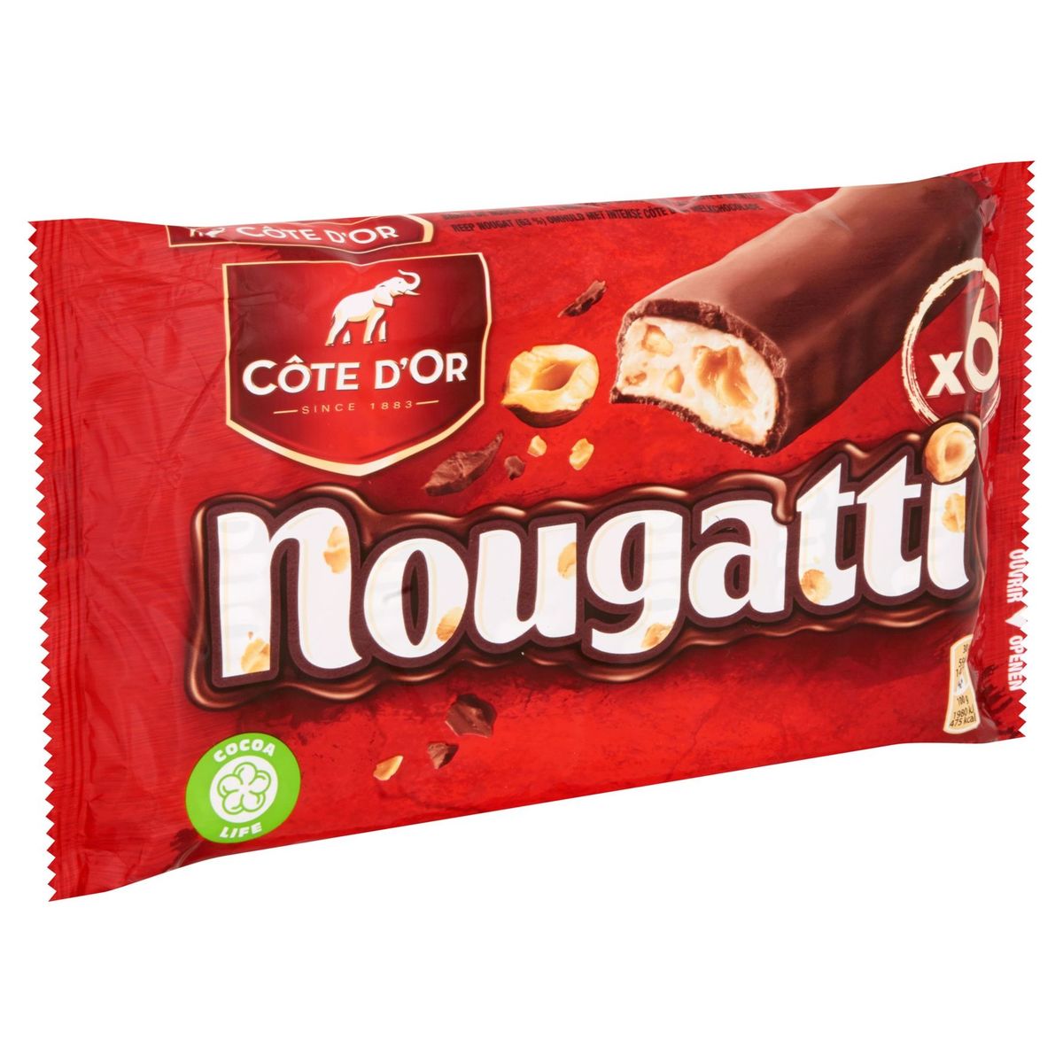 Côte d'Or Nougatti Melk Chocolade Reep Nouga 6-Pack 180 g