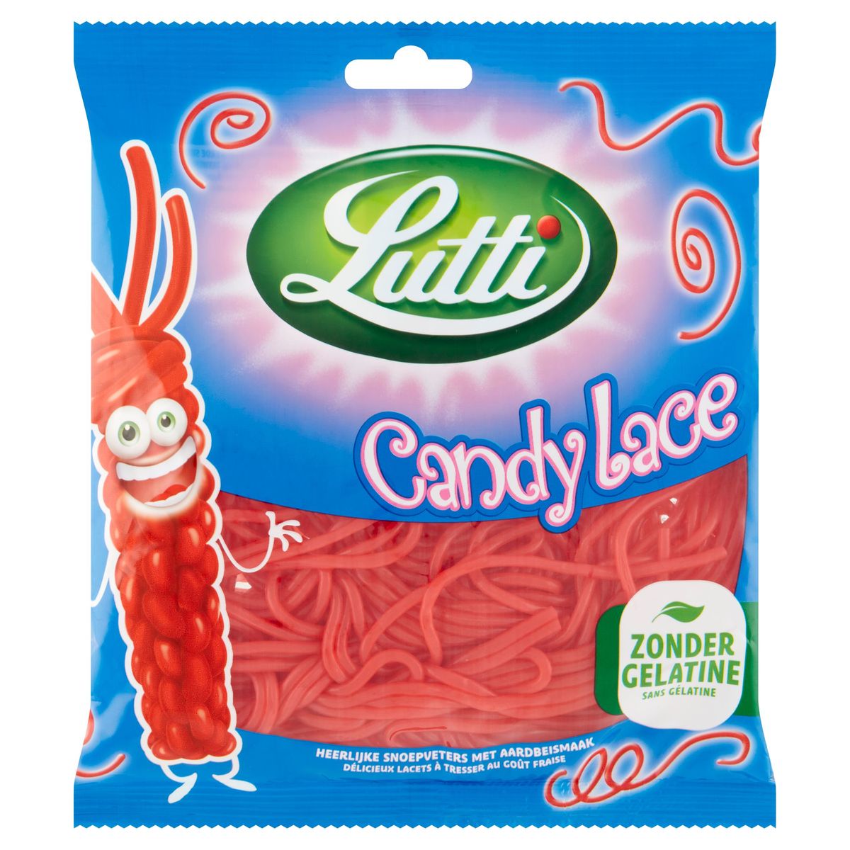 Lutti Candylace Aardbei 200 g