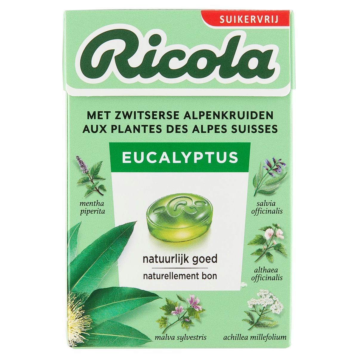 Ricola Eucalyptus aux Plantes des Alpes Suisses 50 g