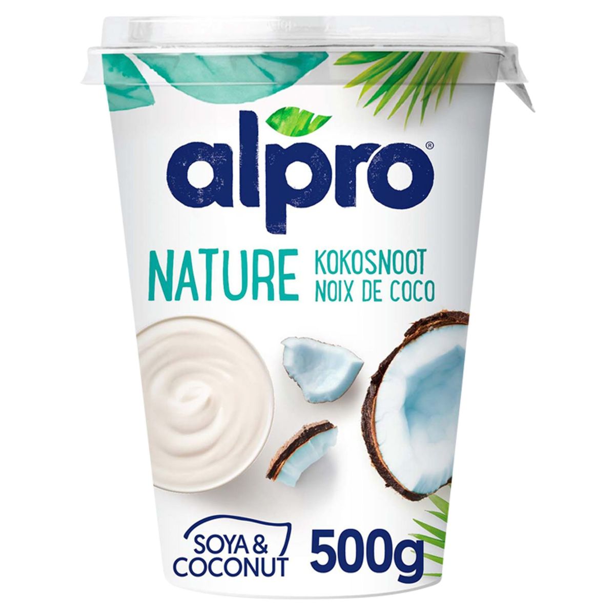 Alpro Nature Alternative Végétale au Yaourt Soja Coco 500g