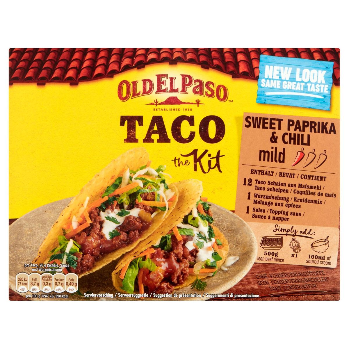 Old El Paso Taco the Kit Sweet Paprika & Chili 308 g