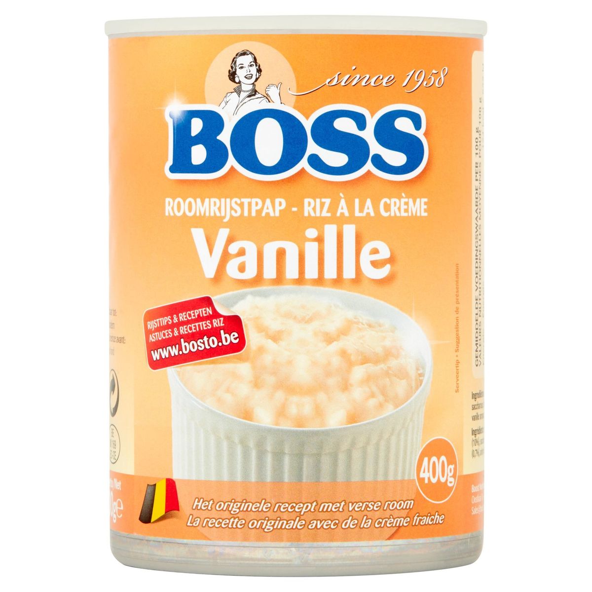 Boss Roomrijstpap Vanille 400 g