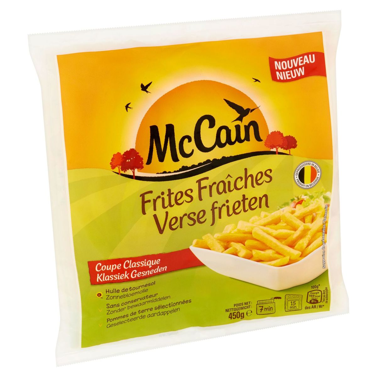 McCain Frites Fraîches Coupe Classique 450 g