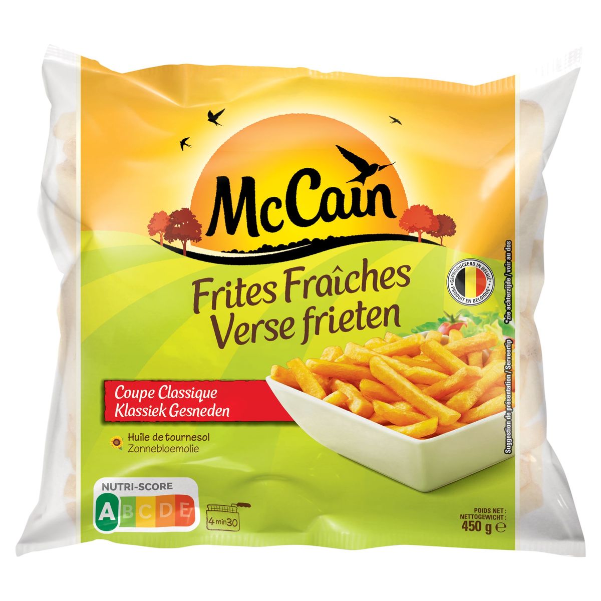 McCain Frites Fraîches Coupe Classique 450 g
