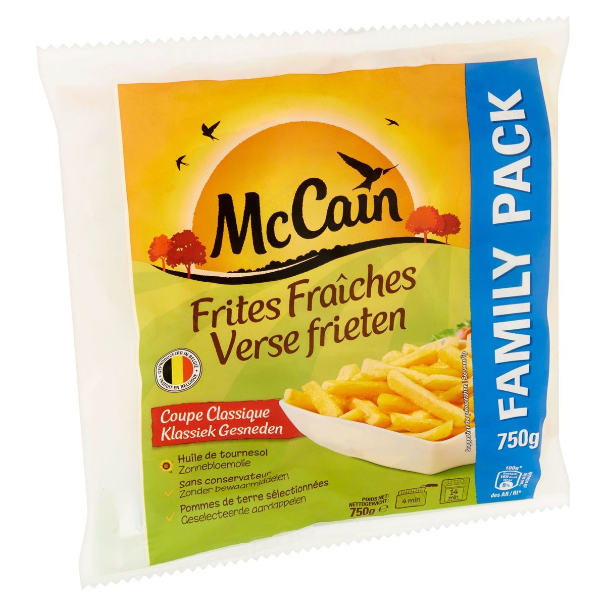 McCain Frites Fraîches Coupe Classique Family Pack 750 g