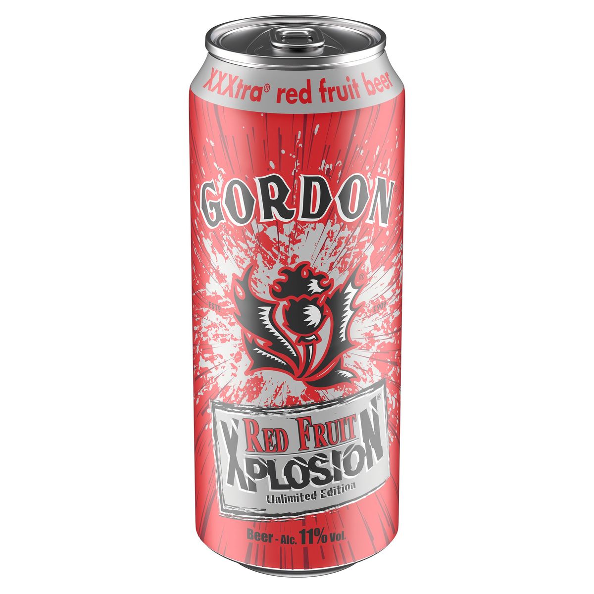 Gordon Red Fruit Xplosion Unlimited Edition Blik 50 cl