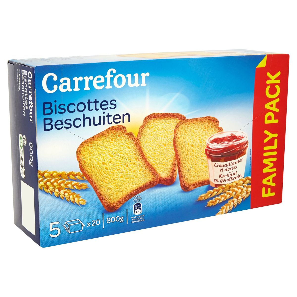 Carrefour Biscottes 800 g