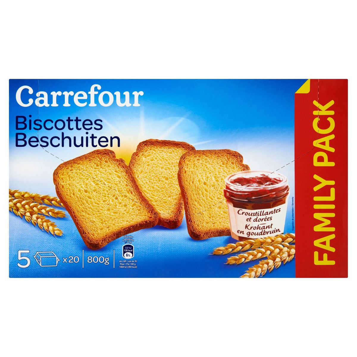 Carrefour Biscottes 800 g