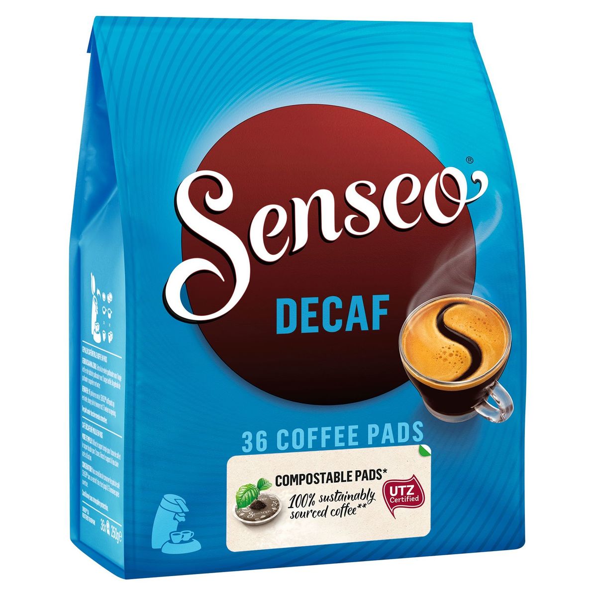 SENSEO® Koffie Pads Composteerbaar* Decaf 36 Stuks