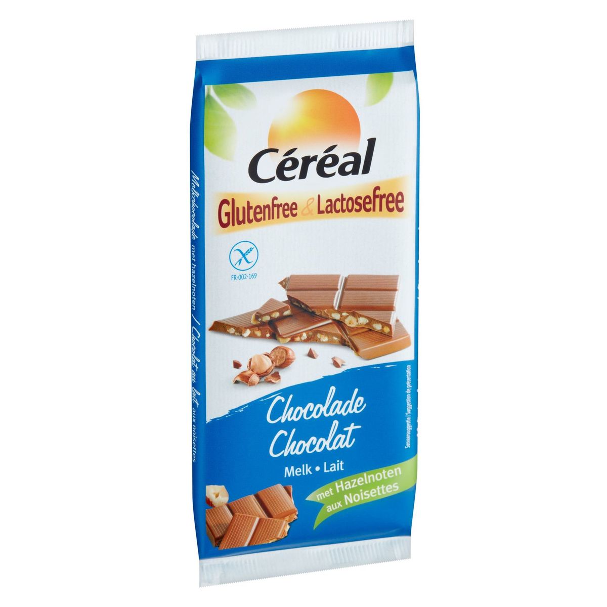 Céréal Glutenfree & Lactosefree Chocolade Melk met Hazelnoten 100 g