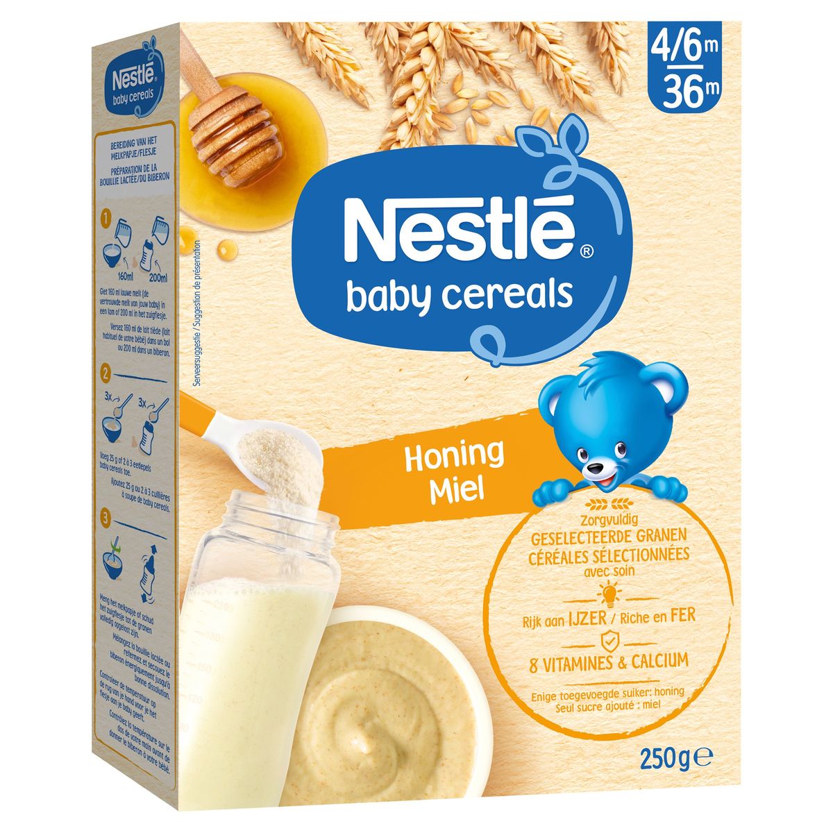 Nestlé Baby Cereals Céréales bébé Miel dès 6 mois 250g
