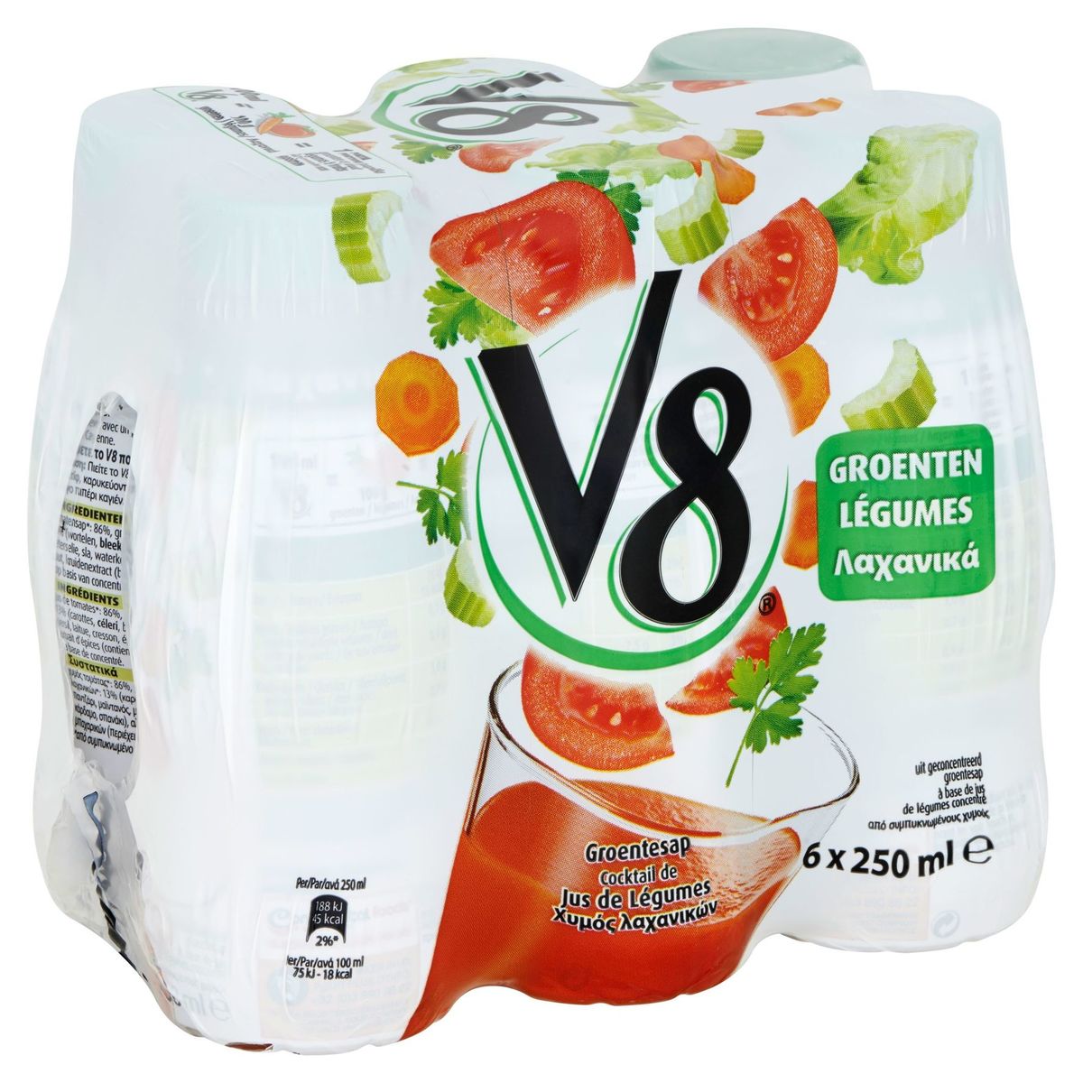 V8 Cocktail de Jus de Légumes 6 x 250 ml