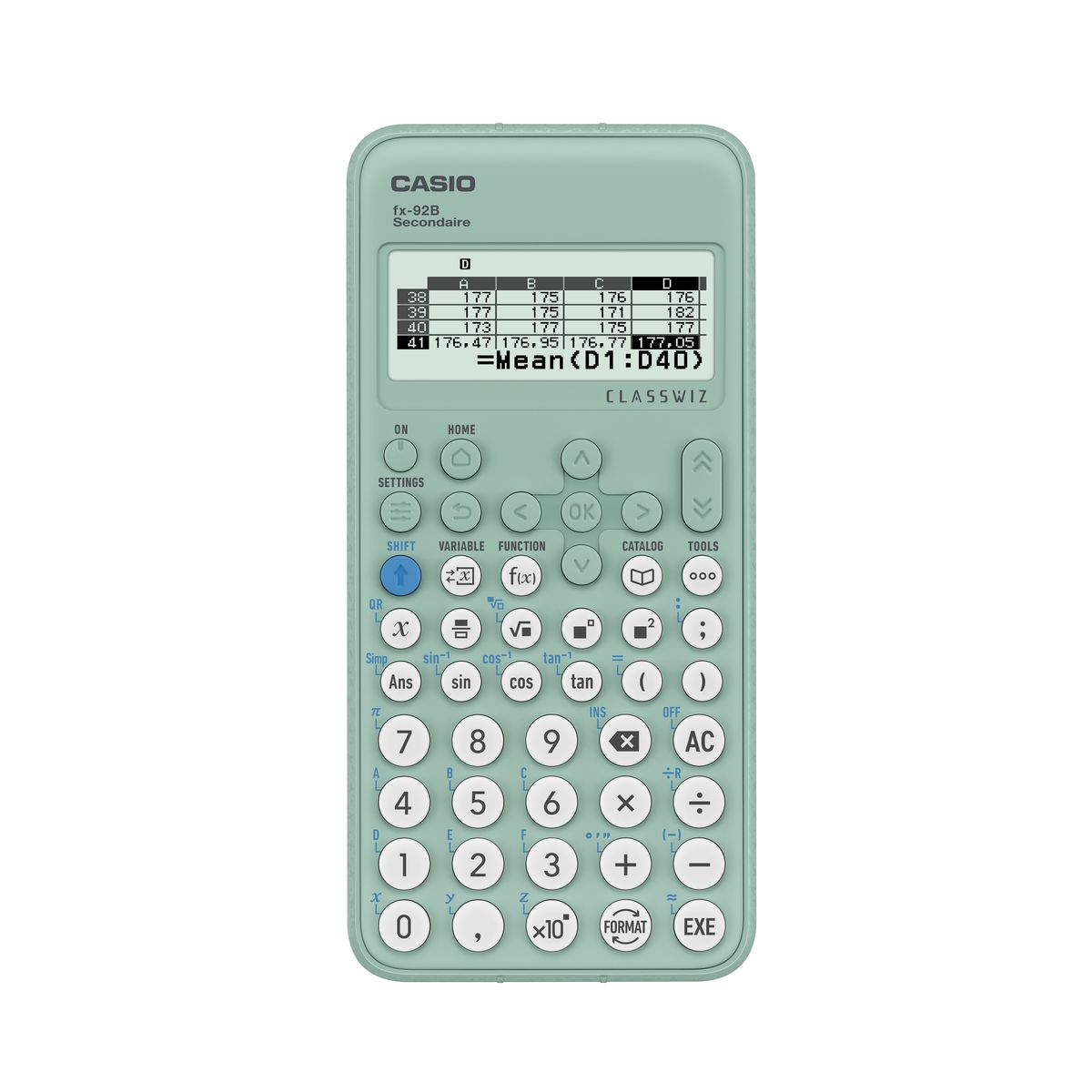 Casio Calculatrice Scolaires fx-92B Secondaire