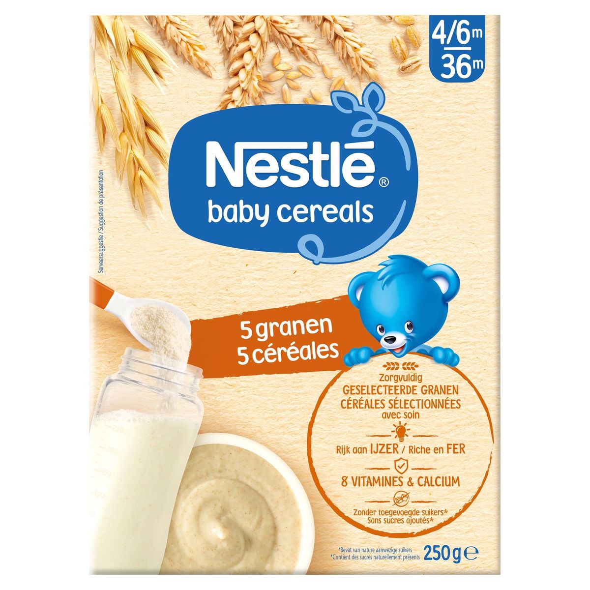 Nestle Baby Cereals 5 Cereales 250 G Carrefour Site