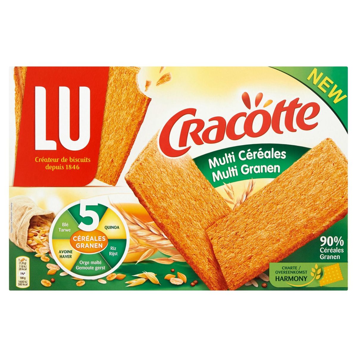 Lu Cracotte Multi Cereales 250 G Carrefour Site