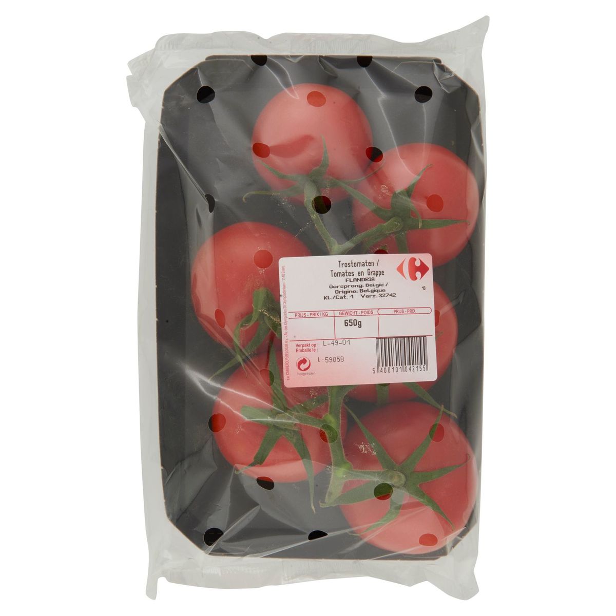 Carrefour The Market Tomates en Grappe 6 Pièces 650 g
