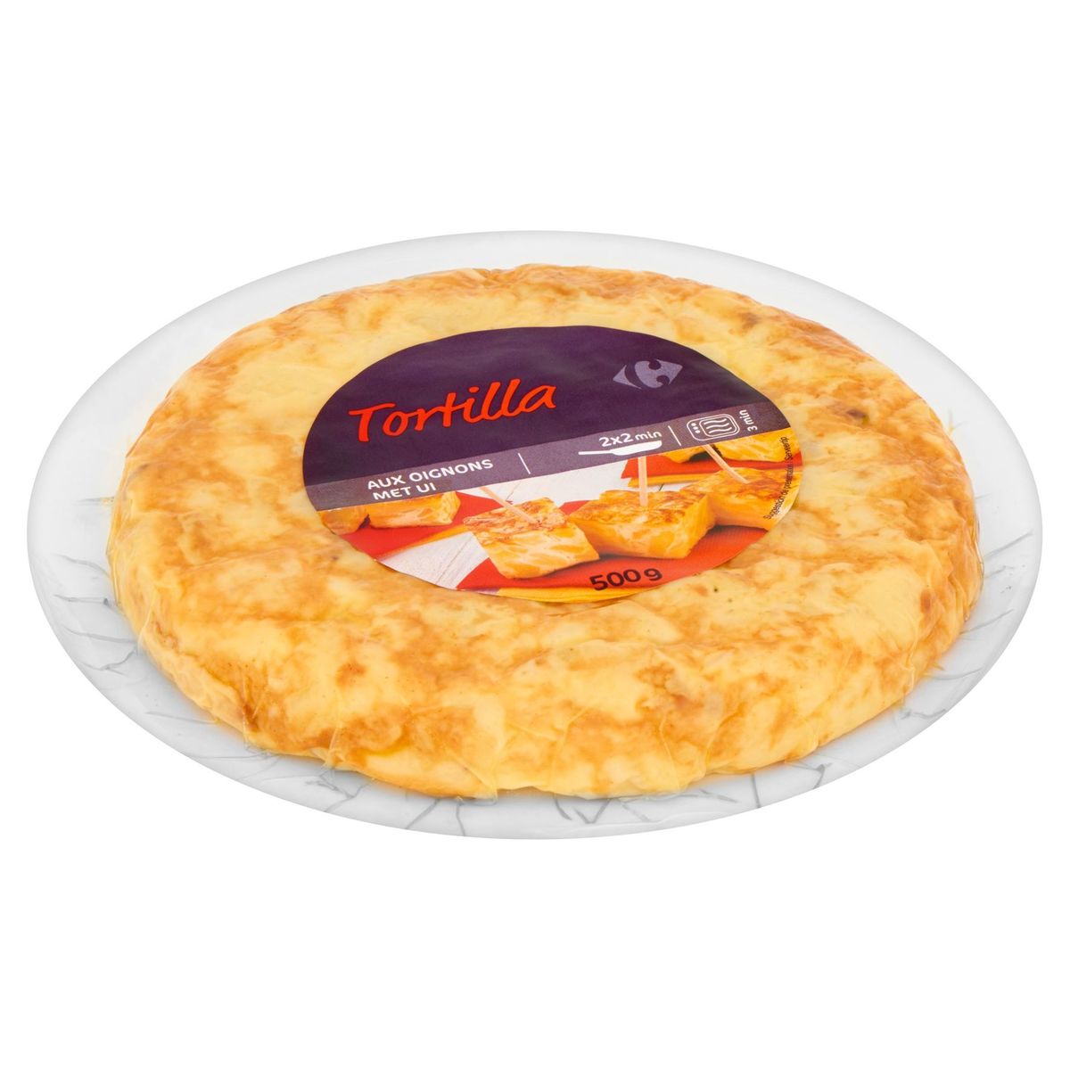 Carrefour Tortilla met Ui 500 g