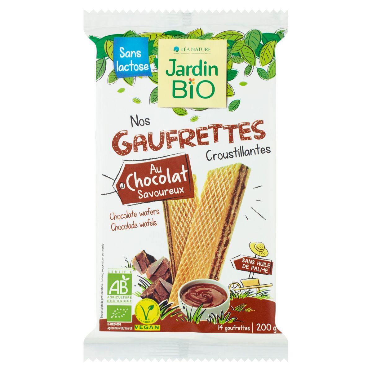 Jardin Bio' Nos Gaufrettes Croustillantes 200 g