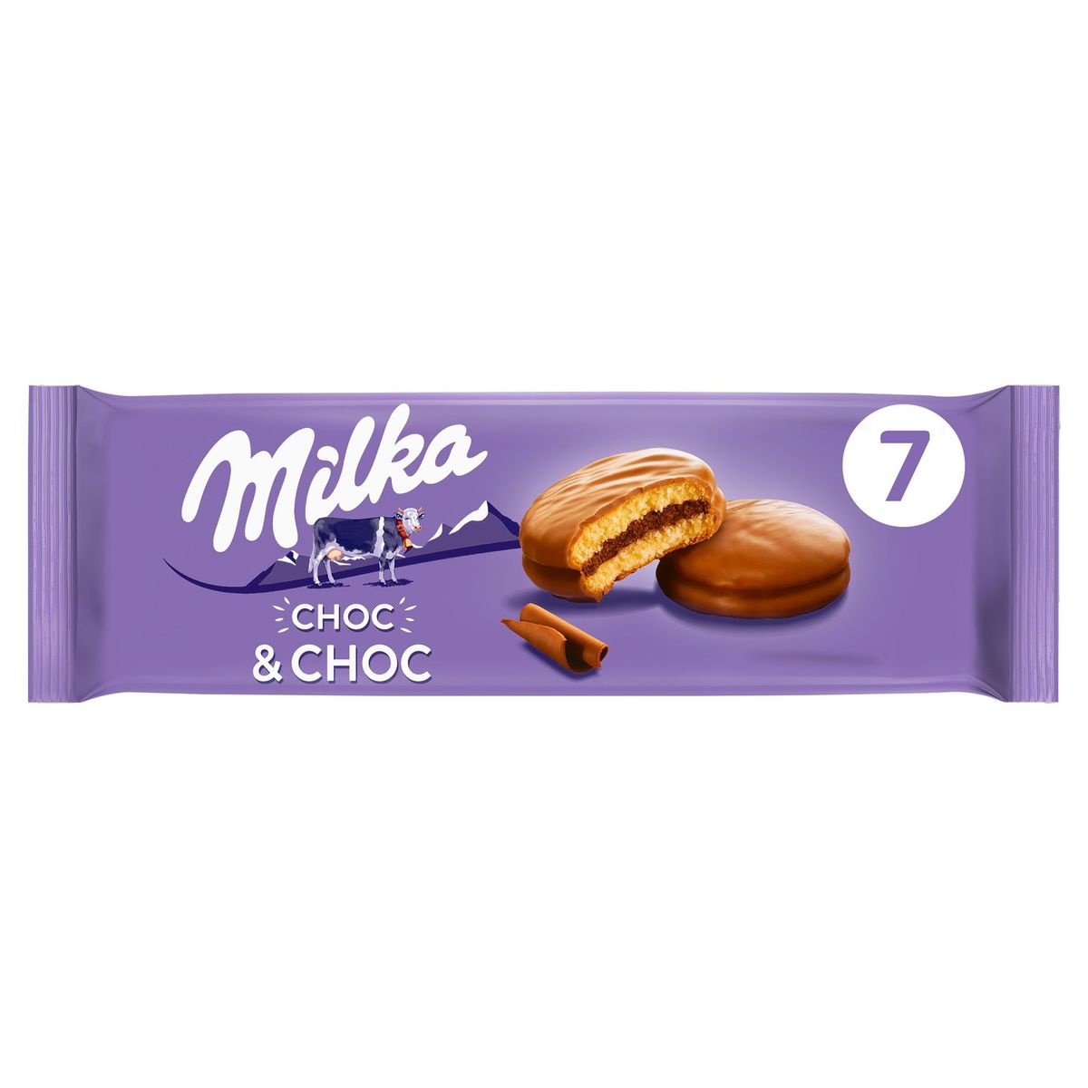 Milka Choc & Choc Koeken Cakes Chocolade 175 g