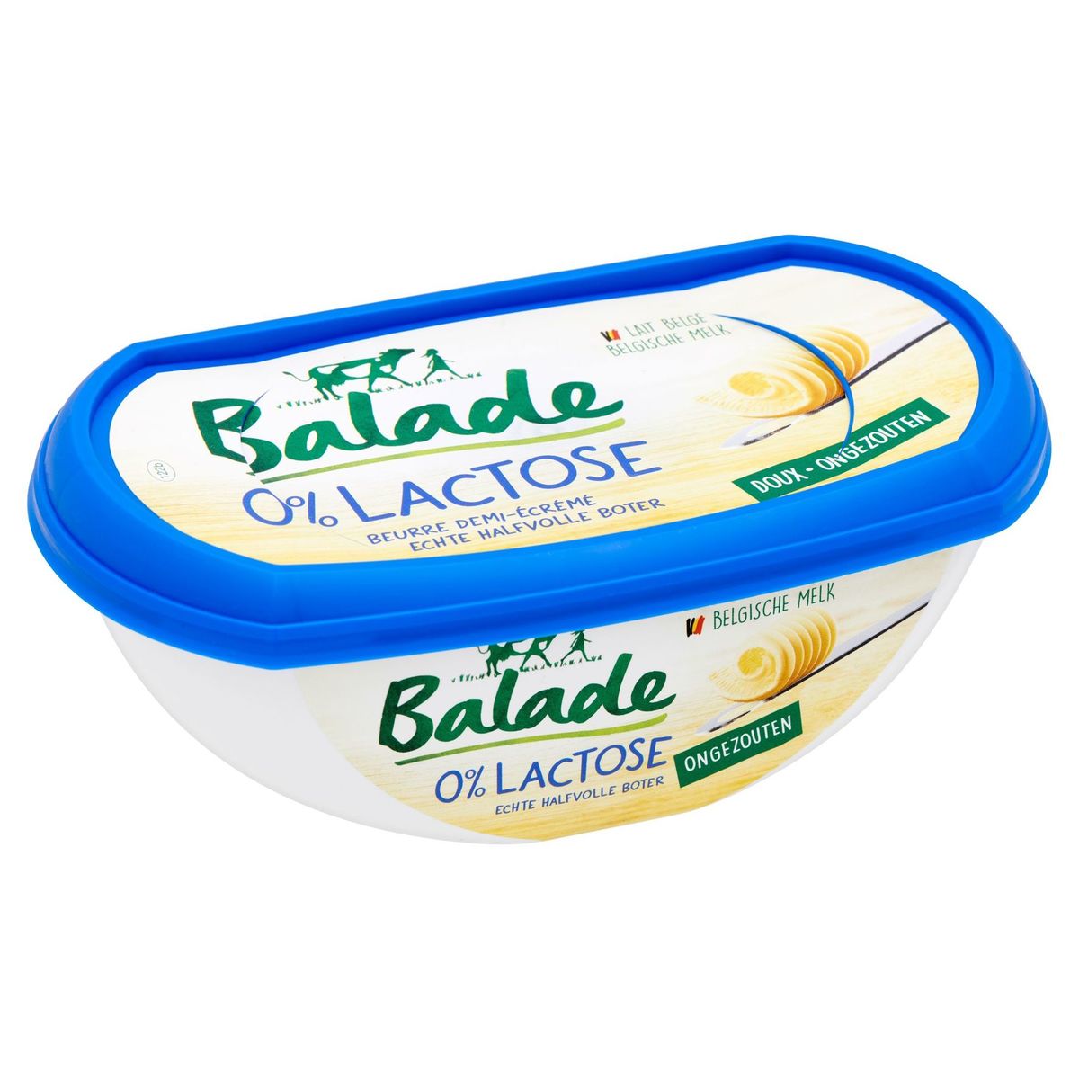 Balade 0% Lactose Echte Halfvolle Boter Ongezouten 250 g