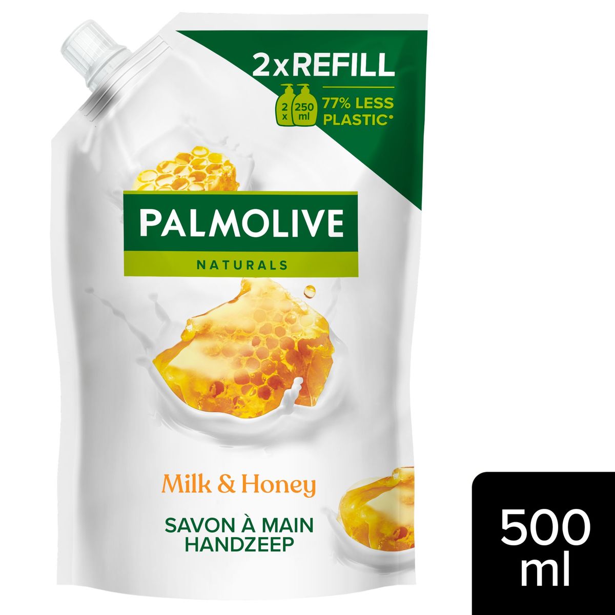 Palmolive Naturals Milk & Honey Vloeibare Handzeep Eco-Navulling 500ml