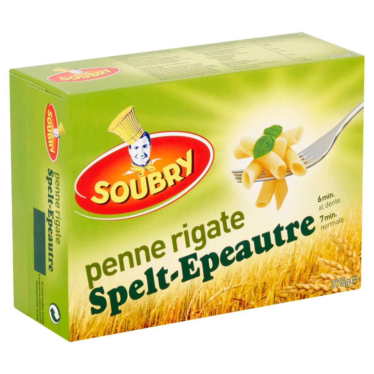 Soubry Penne Rigate Epeautre 375 g