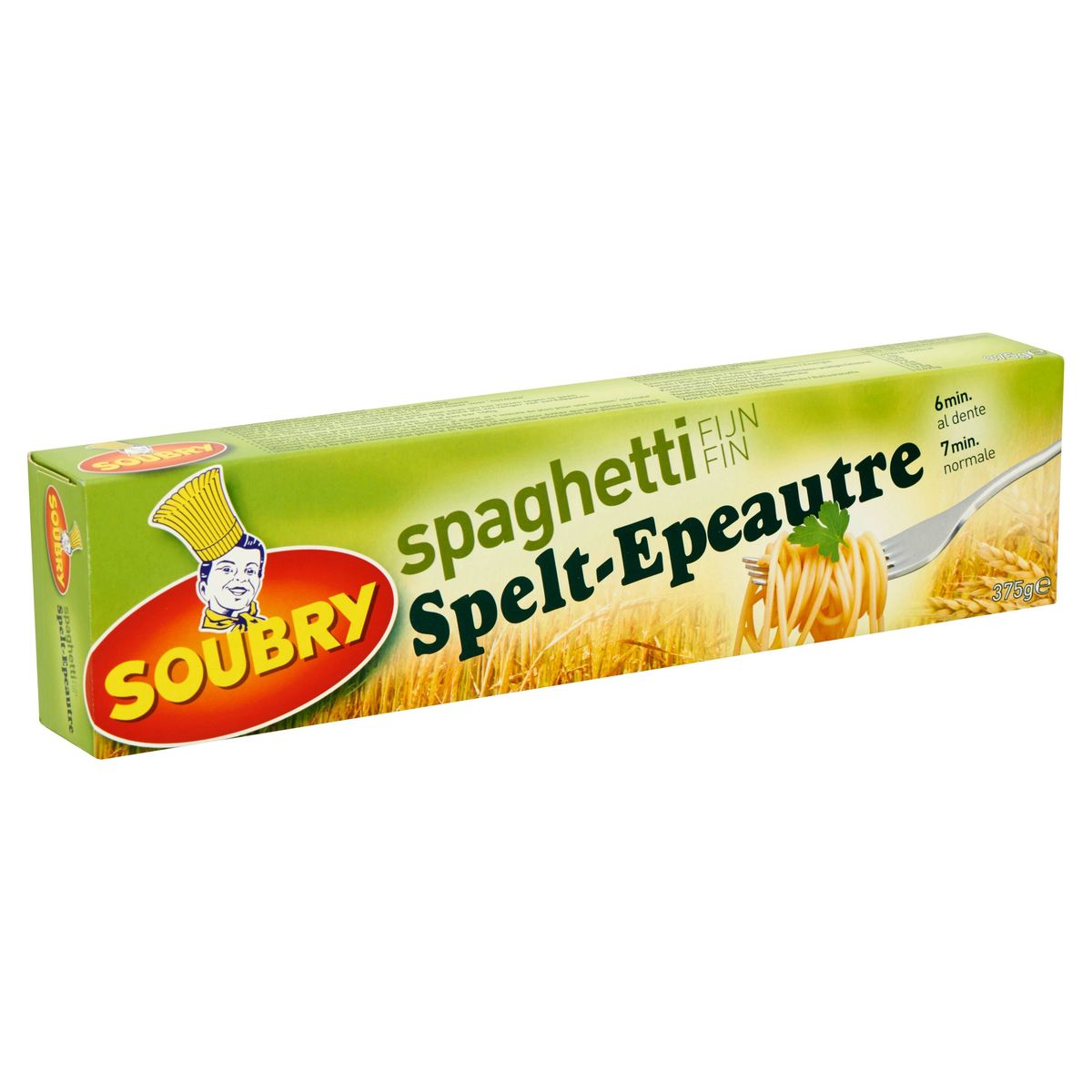 Soubry Pâtes Spaghetti fin Épeautre 375g