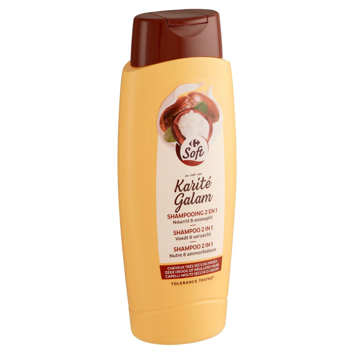 Carrefour Soft met Karité Galam Shampoo 2 in 1 500 ml