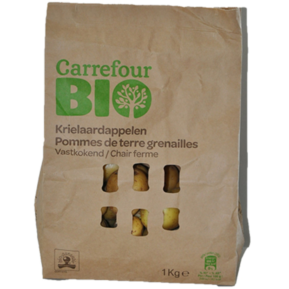 Carrefour Bio Pommes de Terre Grenailles Chair Ferme 1 kg